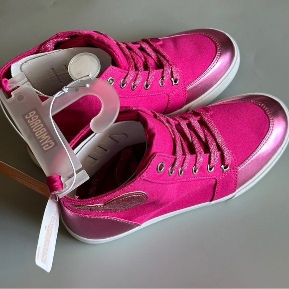 Gymboree Cosmic Club Pink High Tops Sneakers  Little Girls Size 3 Brand … - Picture 8 of 12